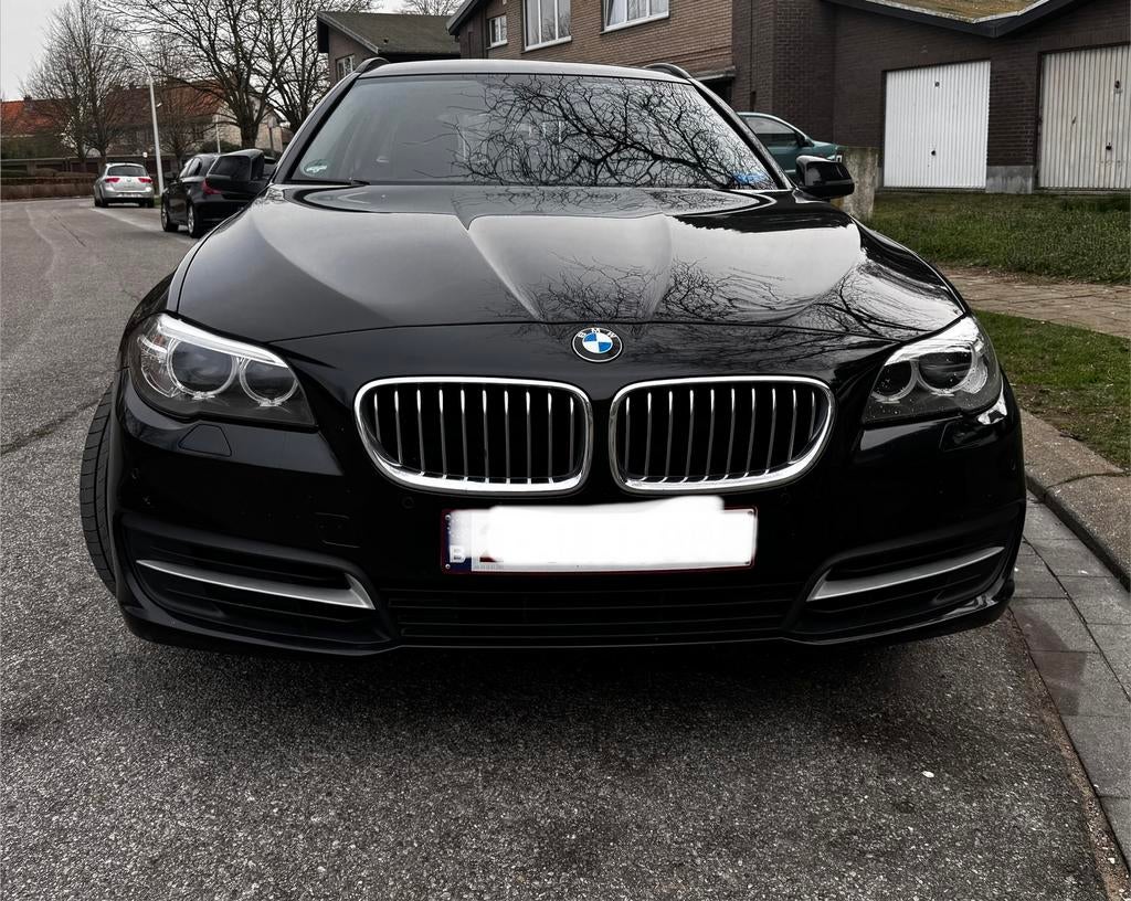 BMW 520d F11, Autos, BMW, Entreprise, Diesel, Euro 6, Break, 5 portes, Boîte manuelle, Noir, Noir, Cuir, Enlèvement