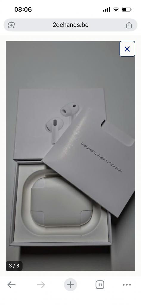 Airpods pro 3, Télécoms, Téléphonie mobile | Écouteurs, Neuf, Enlèvement ou Envoi, Apple, Blanc