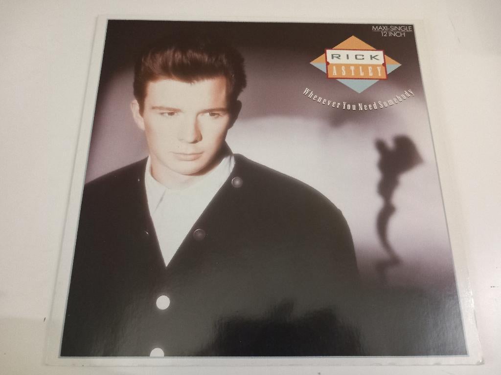 Vinyl 12" maxi single Rick Astley Whenever Synth Pop 80s, Ophalen of Verzenden, 12 inch