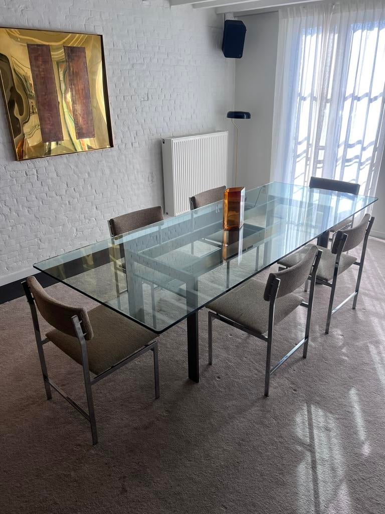 Minimalistisch Design Stoelen (Set 6x), Maison & Meubles, Salles à manger complètes, Comme neuf, Enlèvement