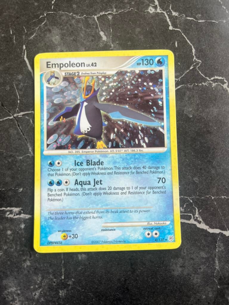 Empoleon - 4/130 - Pokemon Diamond & Pearl Holo Card, Ophalen of Verzenden, Zo goed als nieuw