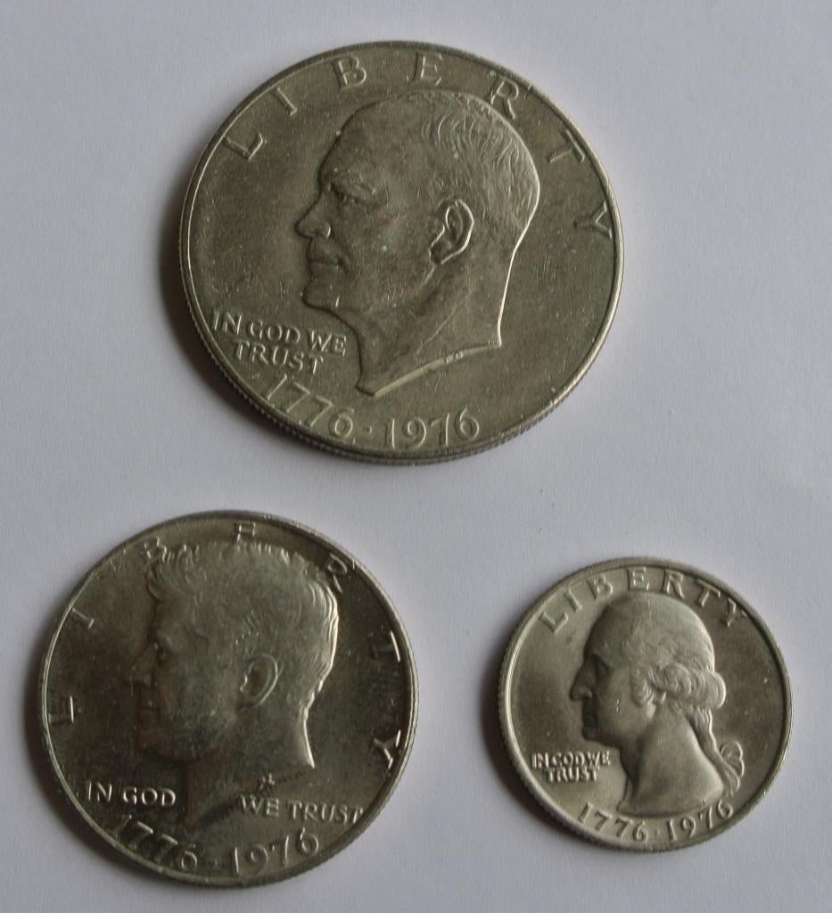 200e verjaardag v/d onafhankelijkheid v/d Verenigde Staten, Postzegels en Munten, Munten | Amerika, Ophalen of Verzenden, Noord-Amerika