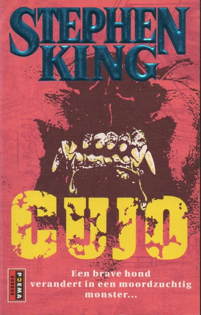 CUJO - STEPHEN KING - POEMA HORROR POCKET, Boeken, Thrillers, Gelezen, Nederland, Ophalen of Verzenden
