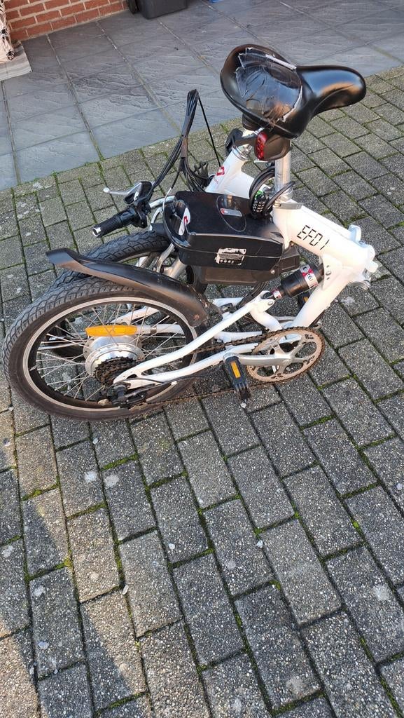 Elektrische plooi fiets met handgas systeem., Fietsen en Brommers, Ophalen