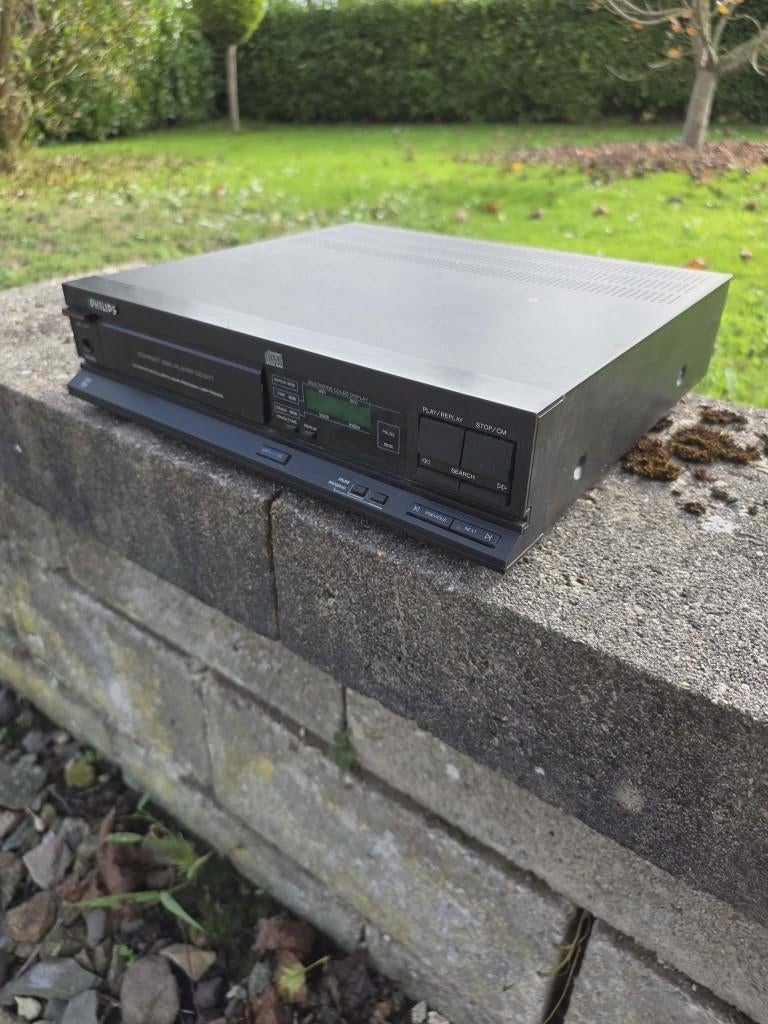Philips CD 371 - CD-speler - Vintage - Gemaakt in België, Audio, Tv en Foto, Cd-spelers, Ophalen of Verzenden, Gebruikt, Philips