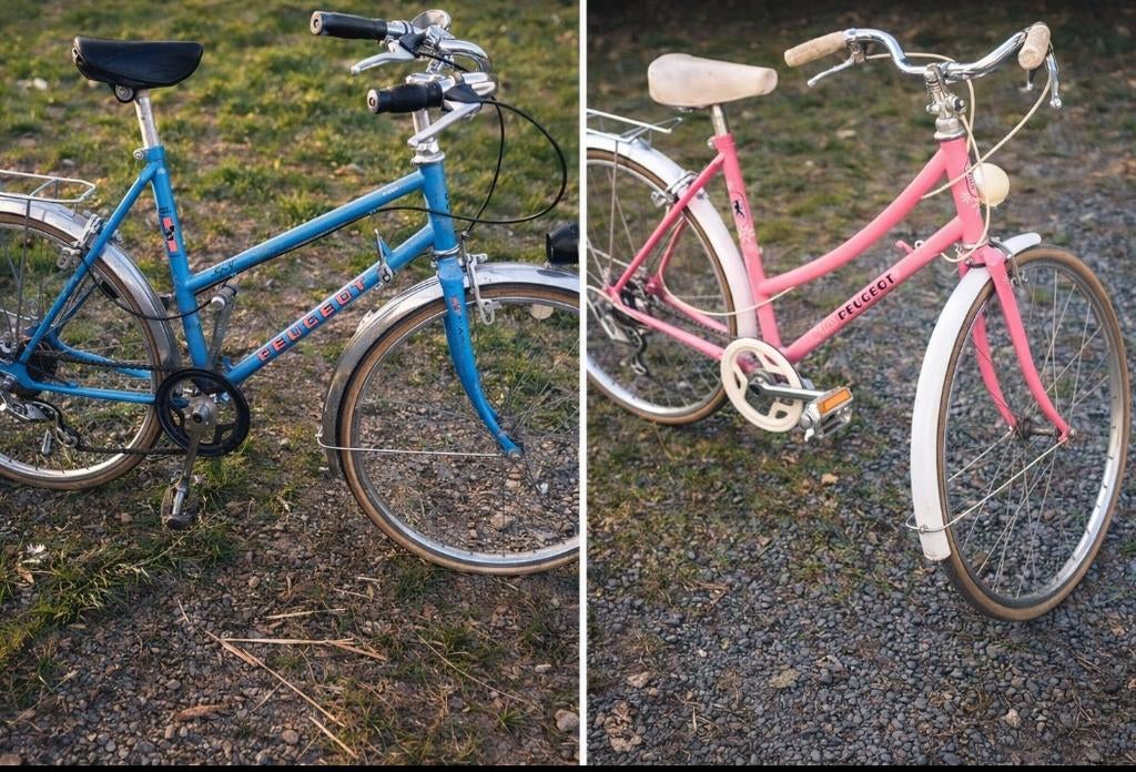 Deux vélos Peugeot enfant vintage
