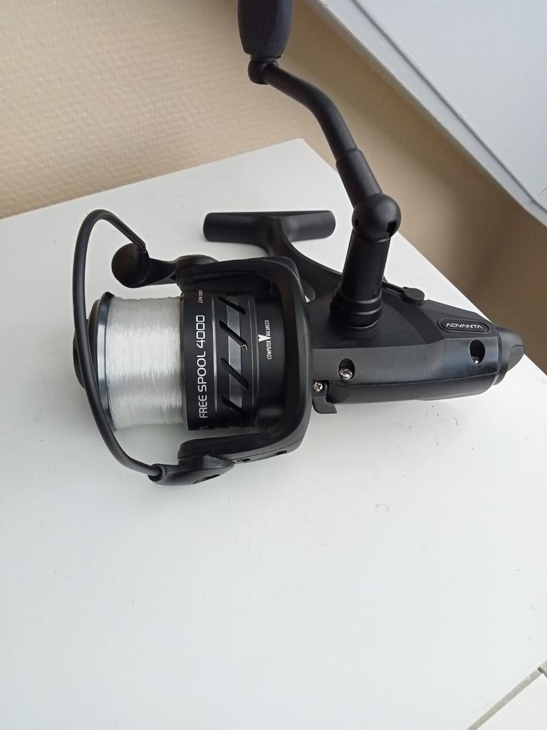 Karpermolen Advan..4000 serie ..+12lb lijn..Top mol...., Watersport en Boten, Hengelsport | Karpervissen, Ophalen