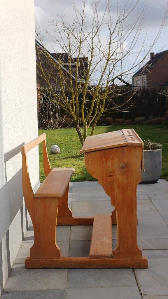 Schoolbankje, Huis en Inrichting, Ophalen, Gebruikt