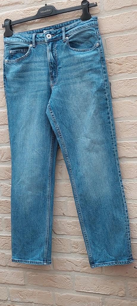 Jeansbroek maat s h&m, Kleding | Dames, Spijkerbroeken en Jeans, H&M, Blauw, Ophalen of Verzenden, Zo goed als nieuw