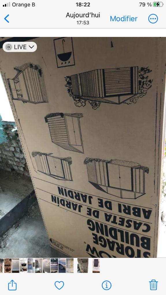 Abri de jardin métallique neuf, Enlèvement, Neuf, Métal, Abri de jardin