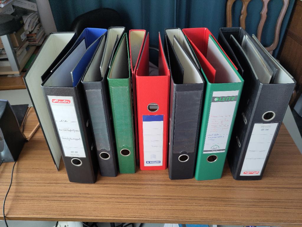 Classeurs à anneaux - Dossiers de classement - Couvertures, Enlèvement, Utilisé