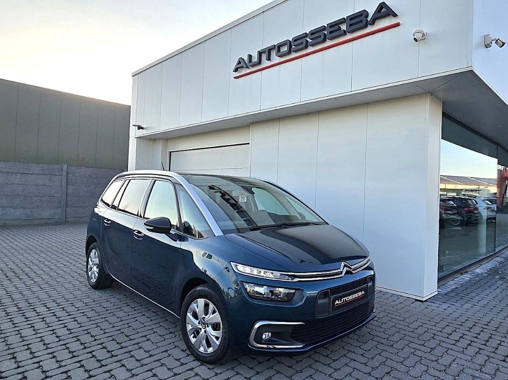 Citroën Grand C4 SpaceTourer 1.2Benz 7Zitpl/Camera/Garantie, Auto's, Euro 6, 1199 cc, Blauw, 7 zetels