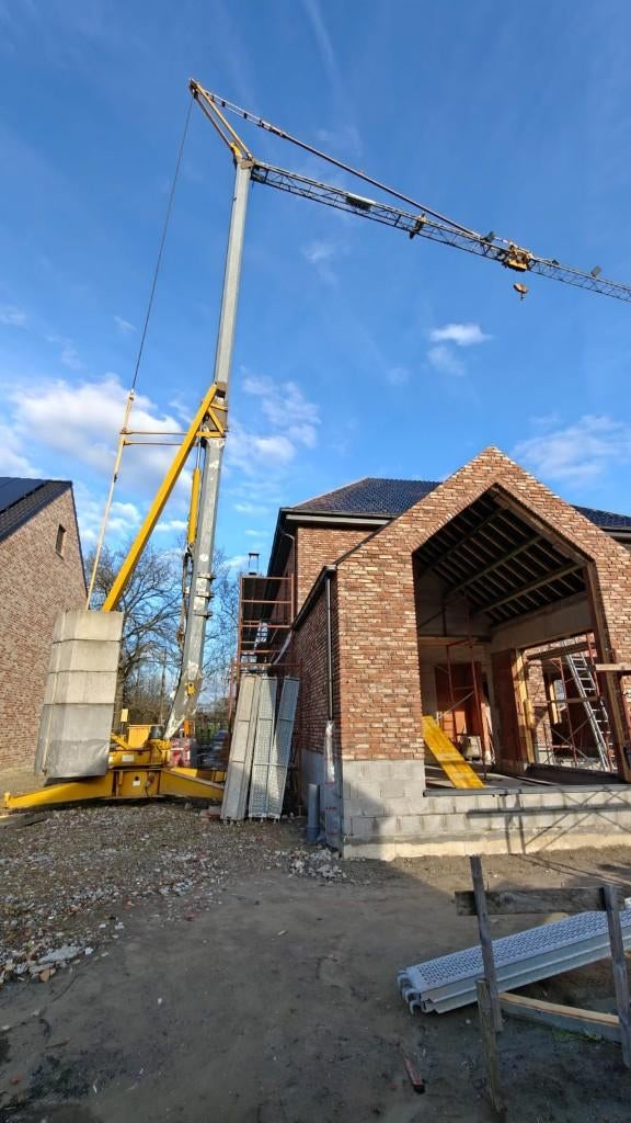 Bouwkraan, Enlèvement, Grue