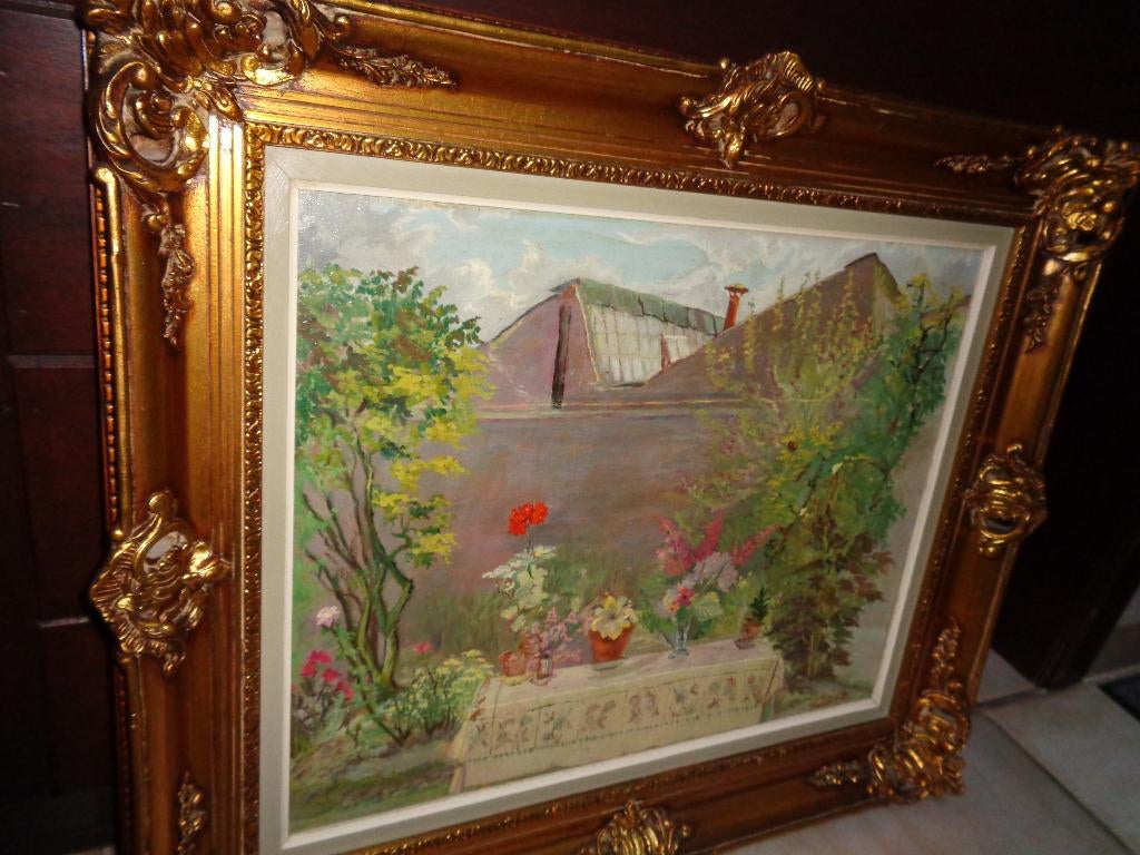 R. Verbeke (1929)-Prachtig schilderij -Vermeld in PIRON, BAS, Antiek en Kunst, Kunst | Schilderijen | Klassiek, Ophalen of Verzenden