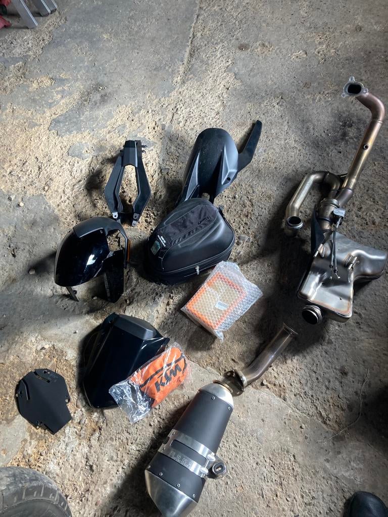 Ktm supper duke 1290, Ophalen