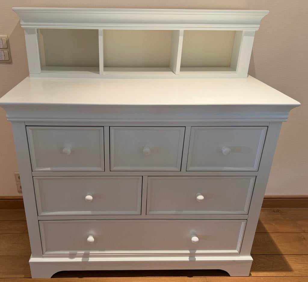 Kidsmill Chateau wit commode en wandrek, Enlèvement, Commode