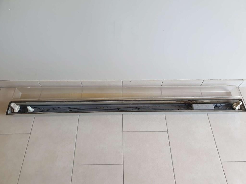 1x Philips TL plafondarmatuur L162xB10,5xH12cm zonder lamp, Ophalen