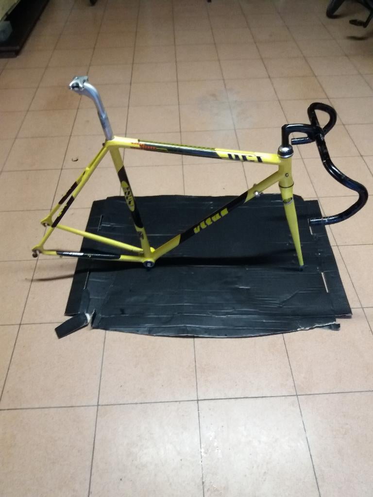 retro koersframeset vitus carbon, Fietsen en Brommers, Fietsen | Racefietsen, Ophalen, Gebruikt, Carbon