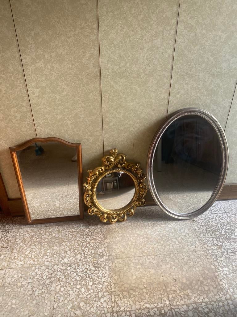 Set van drie spiegels, Maison & Meubles, Enlèvement, Comme neuf