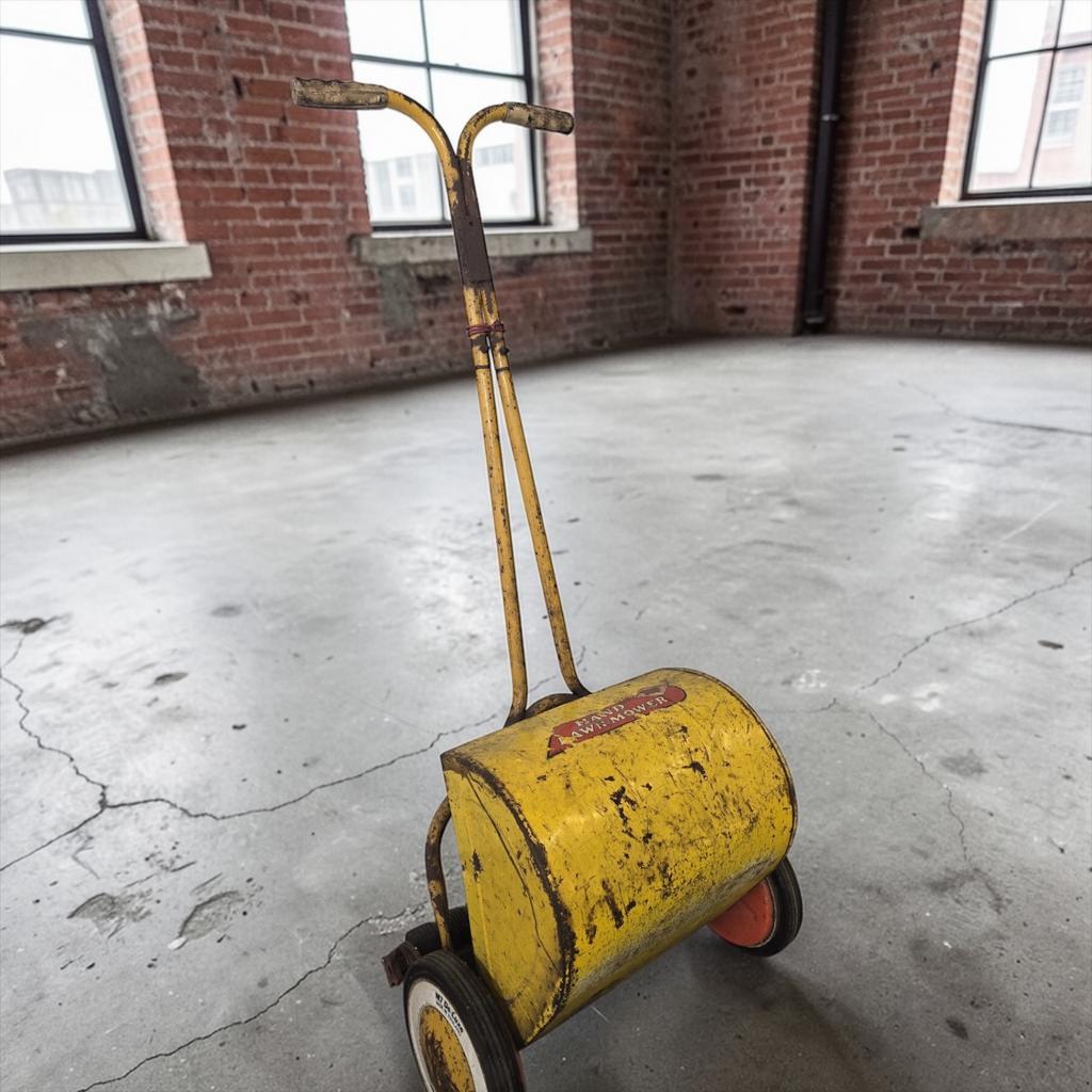 Tondeuse à gazon FOLBATE vintage en métal 'M7 de luxe', Enlèvement, Utilisé