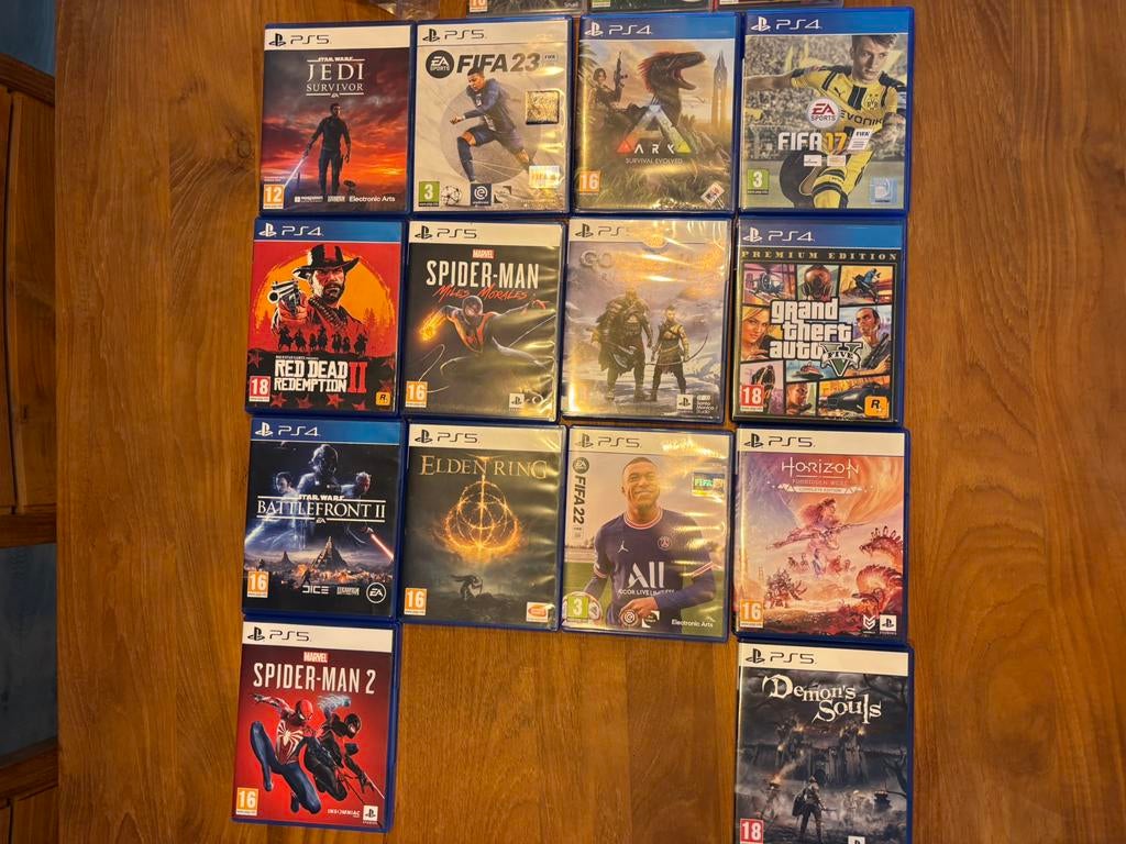 Collection Playstation 4 & 5 classique jeux, sans rayures !, Enlèvement, Comme neuf