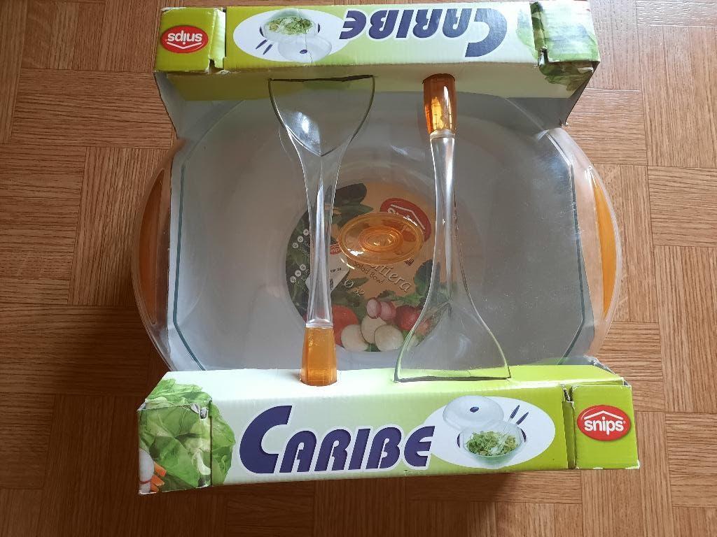 heel mooi nieuw sla servies Caribe grote kom dia 32cm, Ophalen of Verzenden, Nieuw