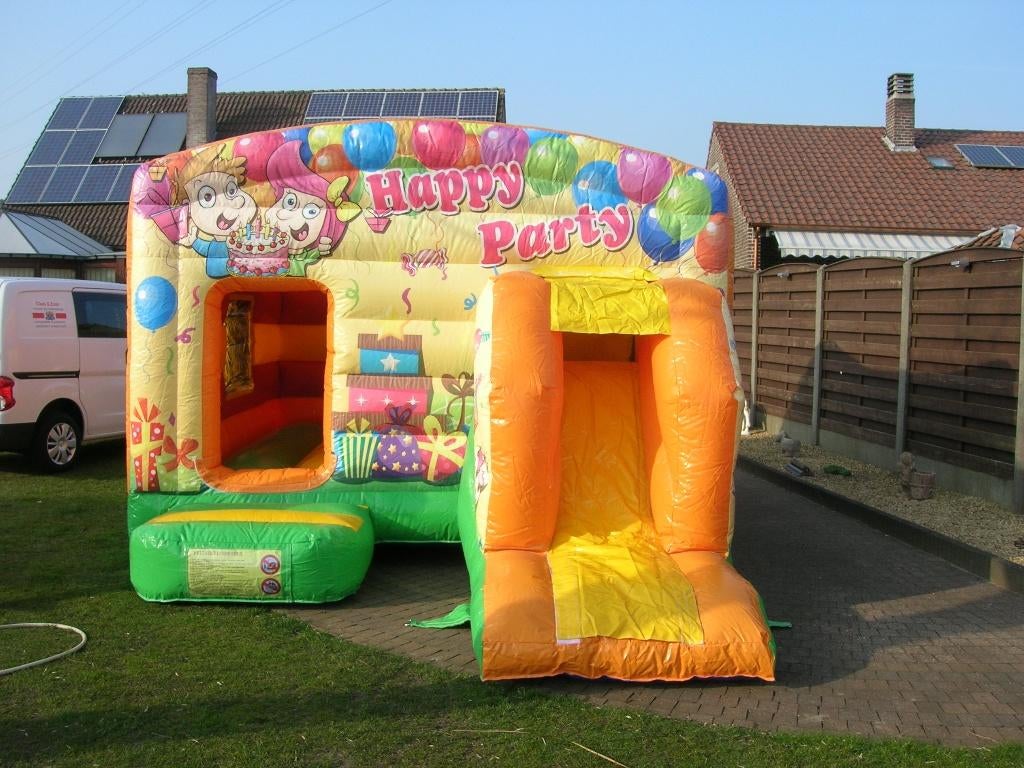 Reserveer uw springkasteel party voor babyborrels enz, Ophalen, Zo goed als nieuw