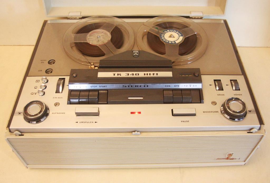 Grundig TKL 340 Stereo Bandrecorder / 1965 - 1969 / Germany, Audio, Tv en Foto, Bandrecorder, Ophalen of Verzenden, Bandrecorder