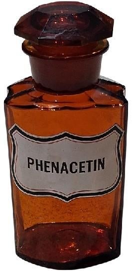 grote oude apothekerspot "phenacetin"., Ophalen of Verzenden
