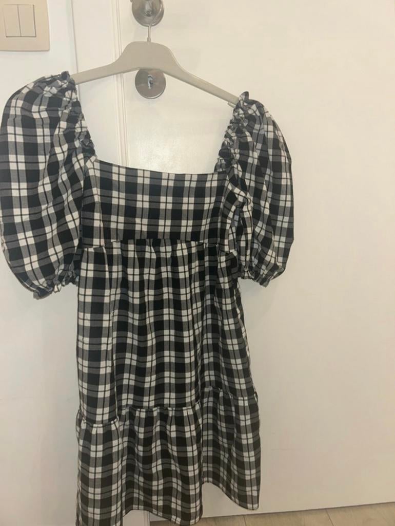 robe a carreaux, Enlèvement, Comme neuf, Blanc