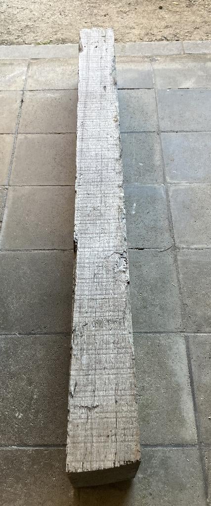 Traverse/spoorwegbal (gratis), exotisch hout, Tuin en Terras, Ophalen, Gebruikt, Hardhout, Minder dan 180 cm