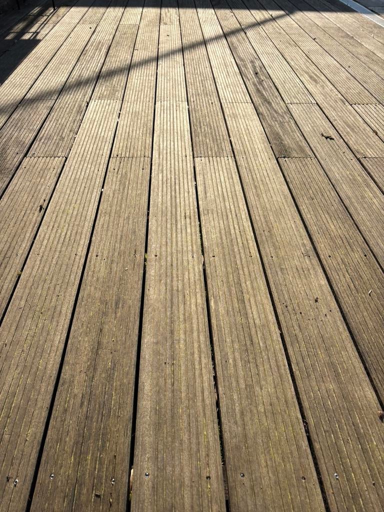 Bankirai terras >50m2, Tuin en Terras, Ophalen, Gebruikt