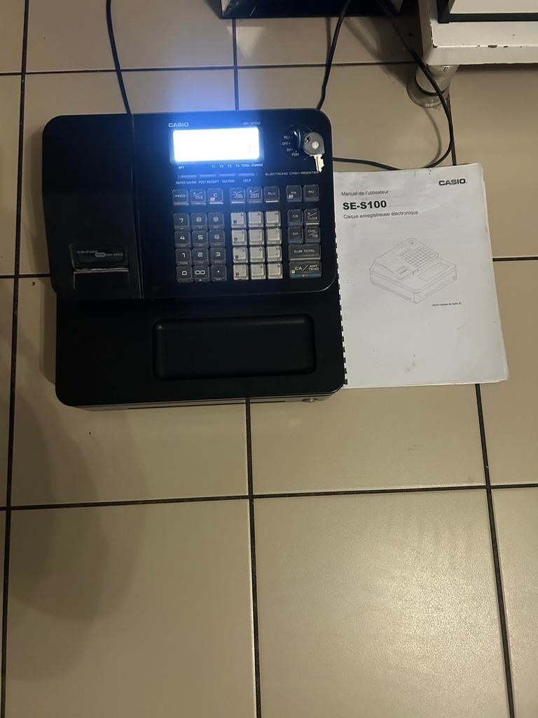 Caisse enregistreuse Casio SE-S100, Articles professionnels, Aménagement de Bureau & Magasin | Caisses & Systèmes de paiement