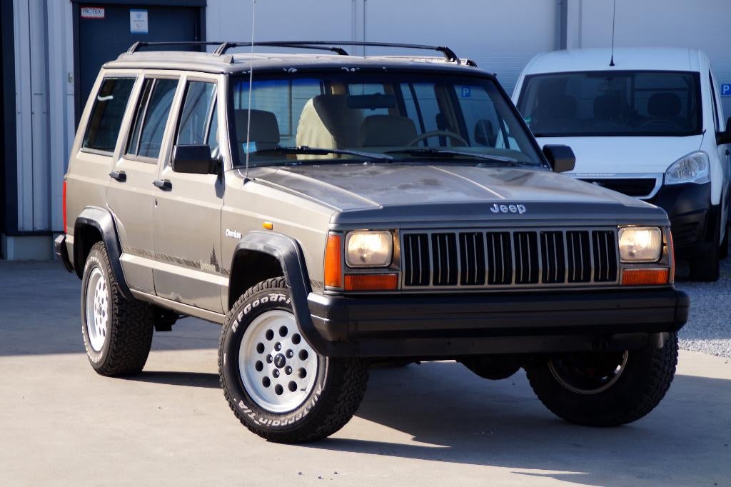 Jeep Cherokee 2.5i 4x4 Oldtimer & Garantie, Autos, Jeep, Achat, Beige, Entreprise, 2 places