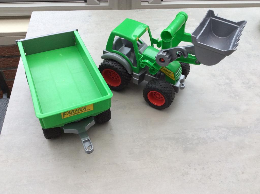 Traktor met aanhangwagen, Kinderen en Baby's, Ophalen, Zo goed als nieuw