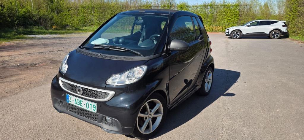 smart for two cabriolet met 109000 km wagen rijd goed, Auto's, Smart, Euro 5, 4 cilinders, Cabriolet, Zwart