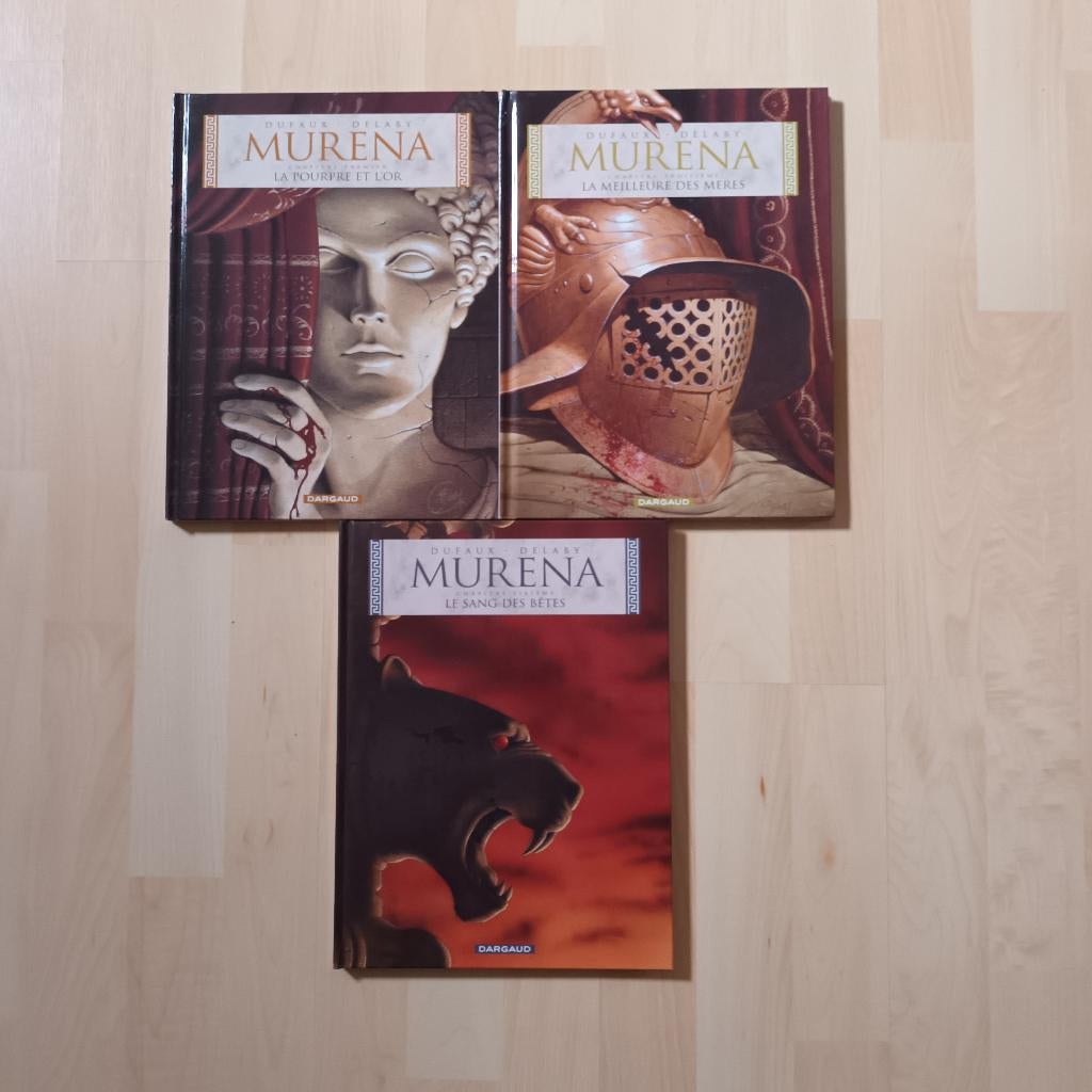 BD lot Murena 3 tomes, Livres, BD, Plusieurs BD, Enlèvement ou Envoi, Comme neuf, Delaby / Dufaux