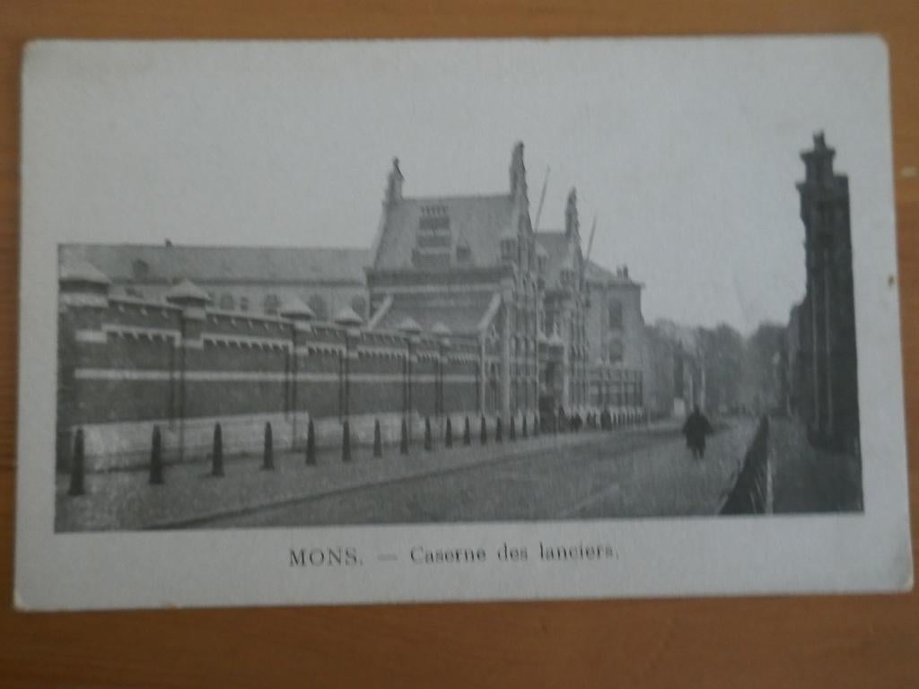 Mons Caserne des Lanciers, Collections, Enlèvement ou Envoi, Non affranchie, Hainaut