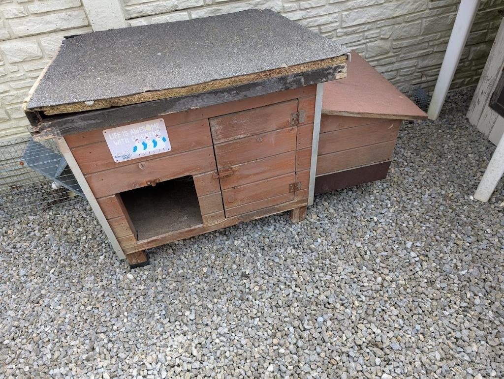 Kippenhok met legbak, Ophalen, Gebruikt, Kippenhok of Kippenren