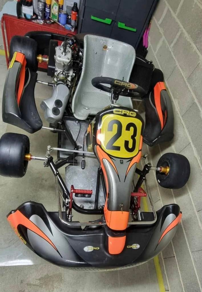 Karting CRG SENIOR MOTEUR VORTEX ROK JUNIOR 125CC, Enlèvement, Utilisé, Kart