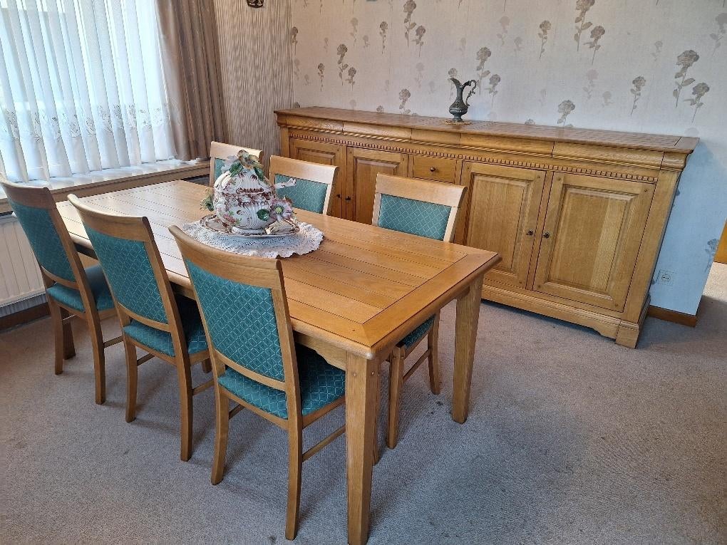 Eetkamer, Huis en Inrichting, Ophalen, Zo goed als nieuw, Landelijk