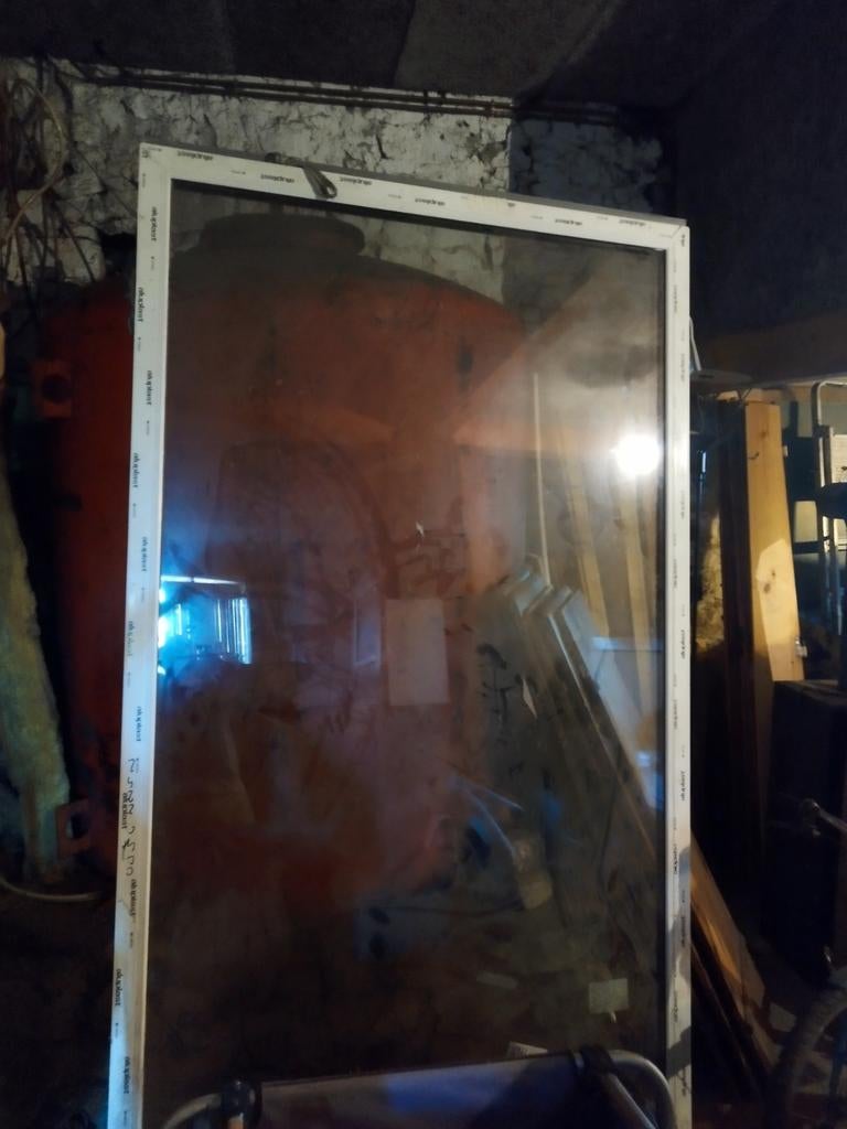 Fenêtre fixe pvc, Ophalen, Nieuw, Raamkozijn