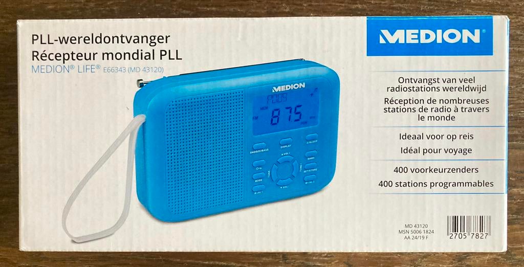 NIEUWE Medion PLL wereldontvanger radio, Enlèvement ou Envoi, Neuf, Récepteur universel