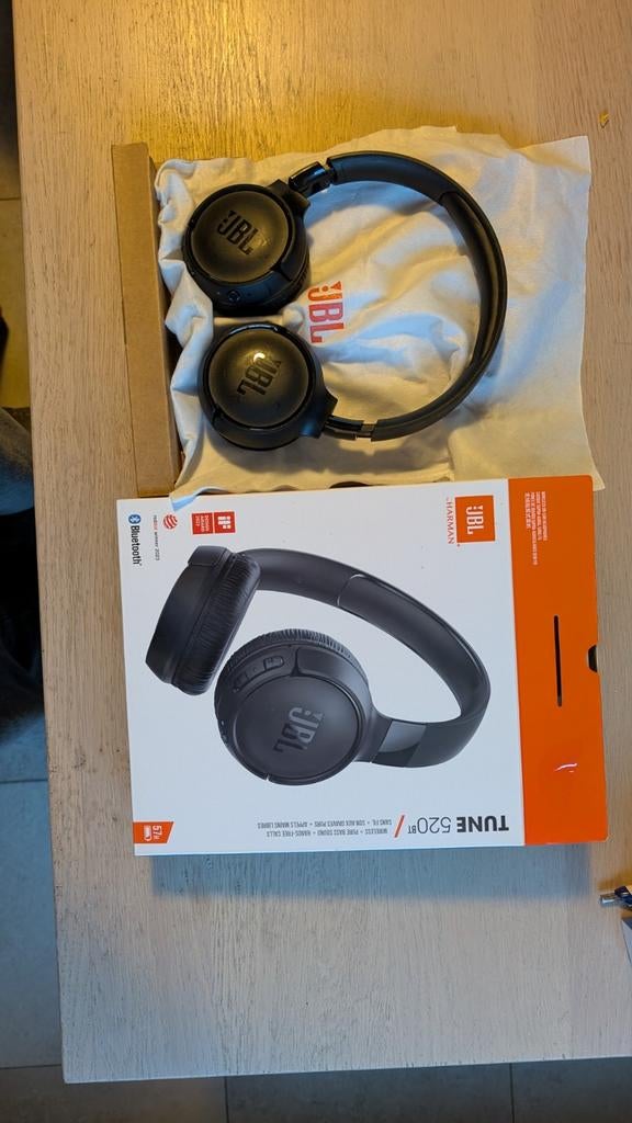 JBL Tune 520 BT, Ophalen, Op oor (supra aural), Overige merken, Draadloos