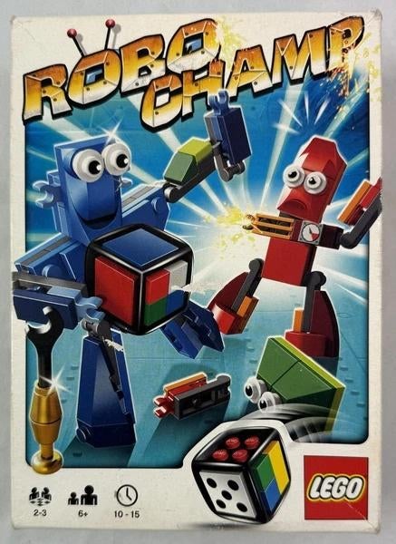 Lego Games 3835 Robo Champ Bordspel Dobbelspel Compleet spel, Een of twee spelers, Verzenden, Zo goed als nieuw, Overig