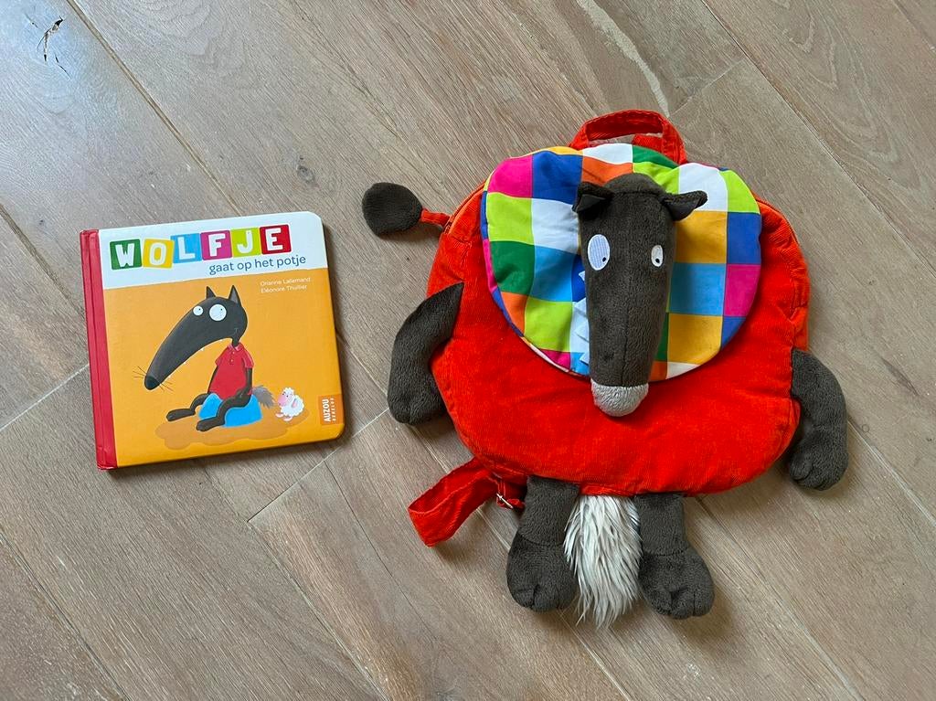 Boek Wolfje gaat op het potje van Auzou met rugzak, Enlèvement ou Envoi, Utilisé, Garçon ou Fille, Non-fiction