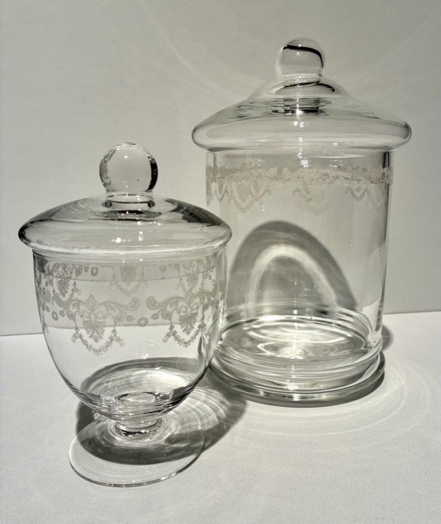 Lot de 5 nouveaux bocaux en verre raffiné., Enlèvement, Neuf