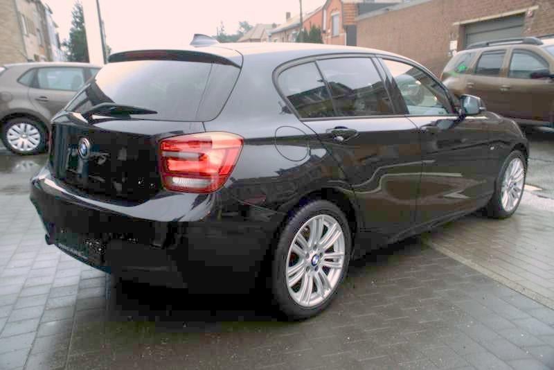 BMW 120 D XDRIVE 2014 151000KM PACK M 1 JAAR GARANTIE, Auto's, 4 cilinders, Alcantara, Zwart, Bedrijf