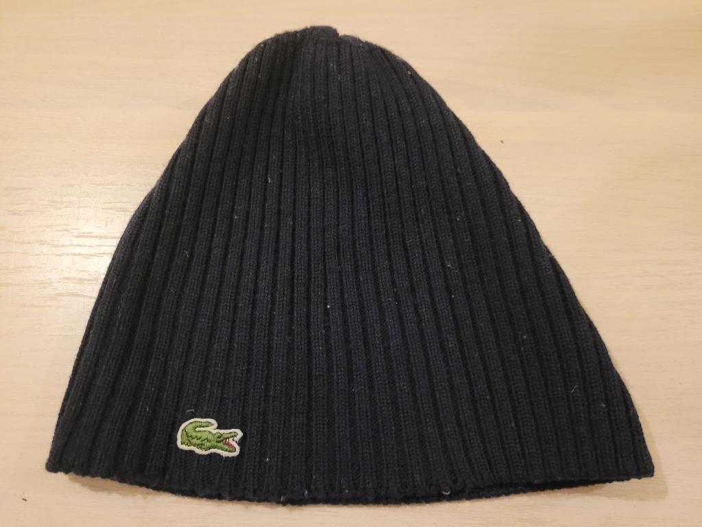 Bonnet d'hiver noir Lacoste, Vêtements | Hommes, Enlèvement ou Envoi, Comme neuf, Lacoste, Bonnet