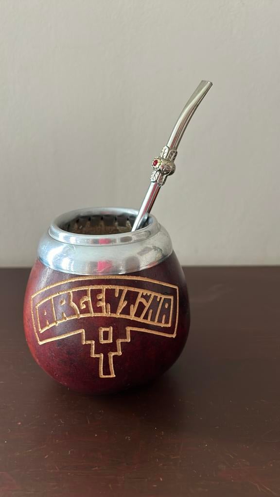 Kalebas voor partner met bombilla, Nieuw